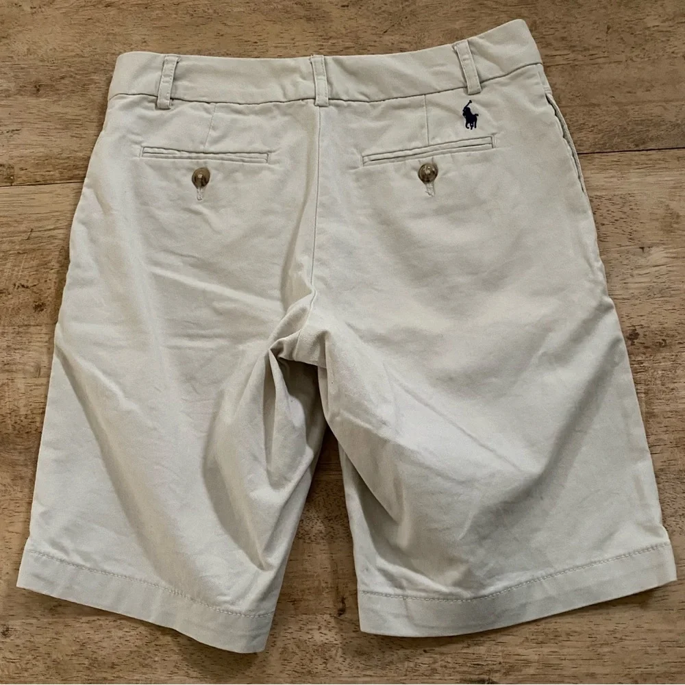 Polo‎ Ralph Lauren Boy’s Sz 14 Khaki Straight Fit Stretch Chino Short